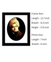 Swami Vivekananda Colored Photo | Inspirational Hindu Guru Wall Art for Home & Office|Divine Spiritual Decor for Meditation & Study|Inspirational and Spiritual Decoration &Study Room
