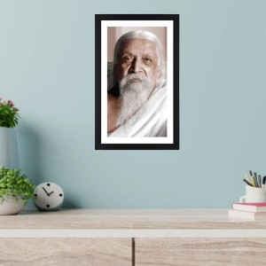 Rishi Aurobindo Old Age Black and white Photograph |Classic Spiritual Wall Art