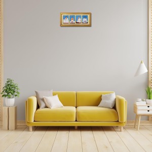 HiTechMart Spiritual Framed Photo of Anukul Pariwar | Sri Sri Baroda, Anukul Chandra Thakur, Baroma, Babai Da | Gold-Plated Divine Wall Décor for Home & Temple HiTechMart Spiritual Framed Photo of Anukul Pariwar | Sri Sri Baroda, Anukul Chandra Thakur, Baroma, Babai Da | Gold-Plated Divine Wall Décor for Home & Temple