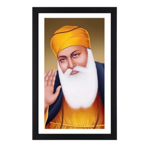 Guru Nanak Dev Ji Colored Photo | Divine Sikh Wall Art| Devotional art Guru Nanak Dev Ji Colored Photo | Divine Sikh Wall Art| Devotional art