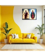 Jesus Christ-Immaculate Conception Laminated Photo - 7x9 Inches, Divine Blessings For Home & Office And Temple Decoration (F16443)