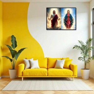 Jesus Christ-Immaculate Conception Laminated Photo - 7x9 Inches, Divine Blessings For Home & Office And Temple Decoration (F16443) Jesus Christ-Immaculate Conception Laminated Photo - 7x9 Inches, Divine Blessings For Home & Office And Temple Decoration (F16443)