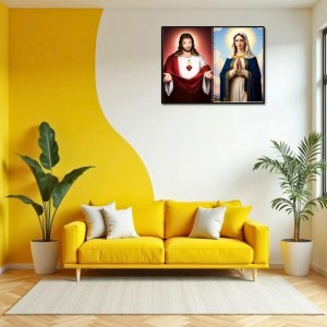 Jesus Christ - Immaculate Conception Laminated Photo - 9x11 Inches, Divine Blessings For Home & Office And Temple Decoration (F16441) Jesus Christ - Immaculate Conception Laminated Photo - 9x11 Inches, Divine Blessings For Home & Office And Temple Decoration (F16441)