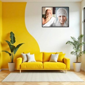 Sri Aurobindo & The Mother Laminated Photo - 9x11 Inches, Divine Blessings For Home & Office And Temple Decoration (F16150) Sri Aurobindo & The Mother Laminated Photo - 9x11 Inches, Divine Blessings For Home & Office And Temple Decoration (F16150)