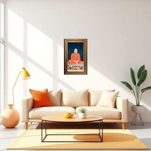 Paramahamsa Yogananda Digital Golden Balck Color Photo Frame | Hindu Religious Wall Decor | 12x18 Inches - Inspirational Wall Art For Office, Home Decor - Ideal Spiritual Gift (F16528) Paramahamsa Yogananda Digital Golden Balck Color Photo Frame | Hindu Religious Wall Decor | 12x18 Inches - Inspirational Wall Art For Office, Home Decor - Ideal Spiritual Gift (F16528)
