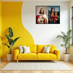 Jesus Lady Of Velankanni Laminated Photo - 9x11 Inches, Divine Blessings For Home & Office And Temple Decoration (F16201) Jesus Lady Of Velankanni Laminated Photo - 9x11 Inches, Divine Blessings For Home & Office And Temple Decoration (F16201)