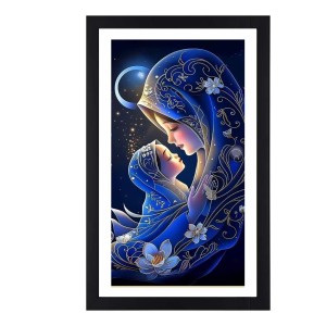 Mother and Child Colored Photograph | Heartwarming Wall Art | Home or Nursery Decoration Mother and Child Colored Photograph | Heartwarming Wall Art | Home or Nursery Decoration