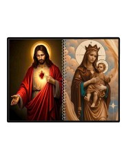 Jesus Christ - Our Lady Of Good Health Laminated Photo - 9x11 Inches, Divine Blessings For Home & Office And Temple Decoration (F16382)