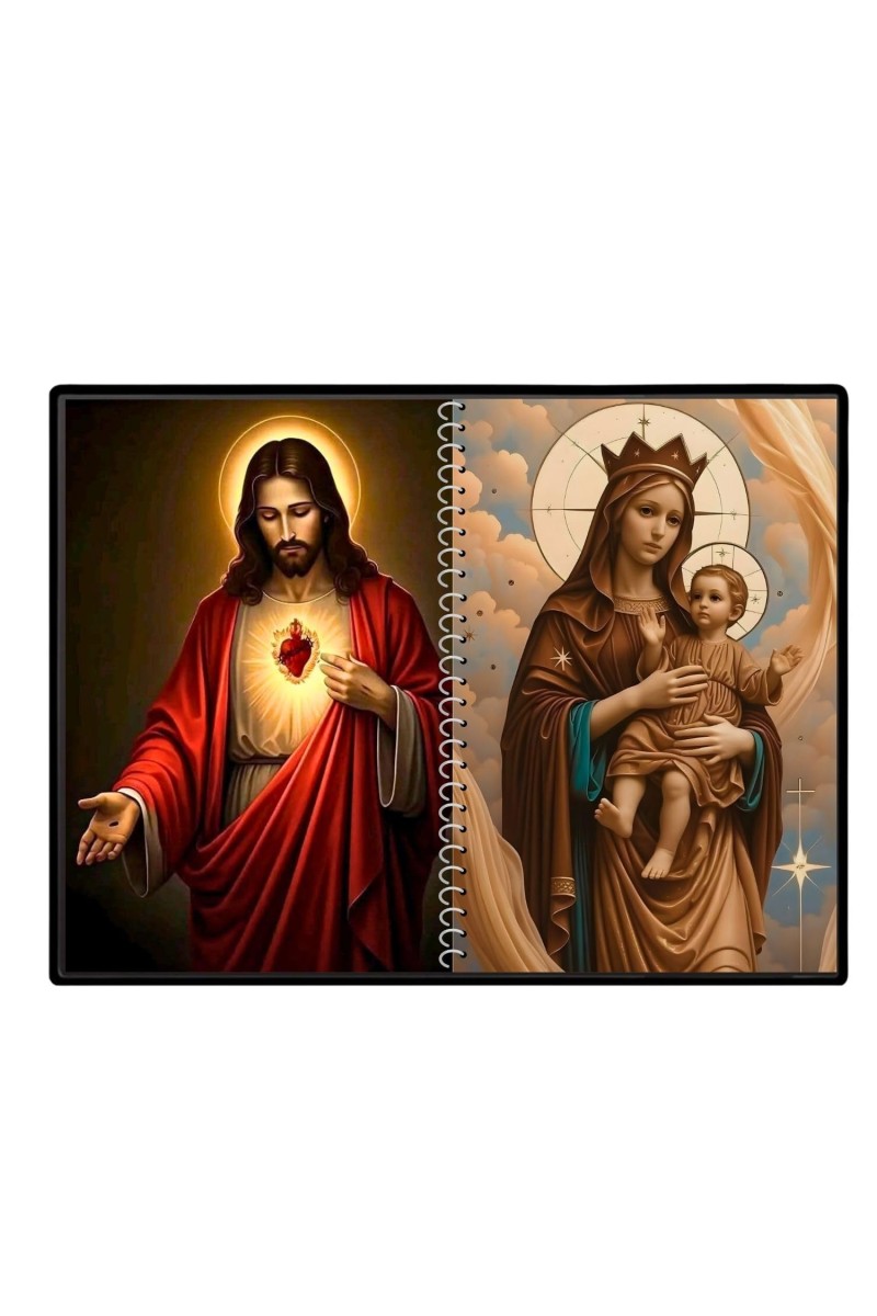 Jesus Christ - Our Lady Of Good Health Laminated Photo - 9x11 Inches, Divine Blessings For Home & Office And Temple Decoration (F16382)