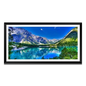 Nature Landscape Floating Frame Scenery Digital Print - (I5852) - 18x36 inch Modern Nature Wall Art for Living Room, Bedroom, Office, Hotels, Drawing Room