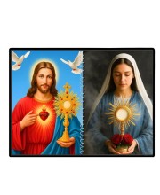 Immaculate Heart Of Mary Laminated Photo - 9x11 Inches, Divine Blessings For Home & Office And Temple Decoration (F16456)