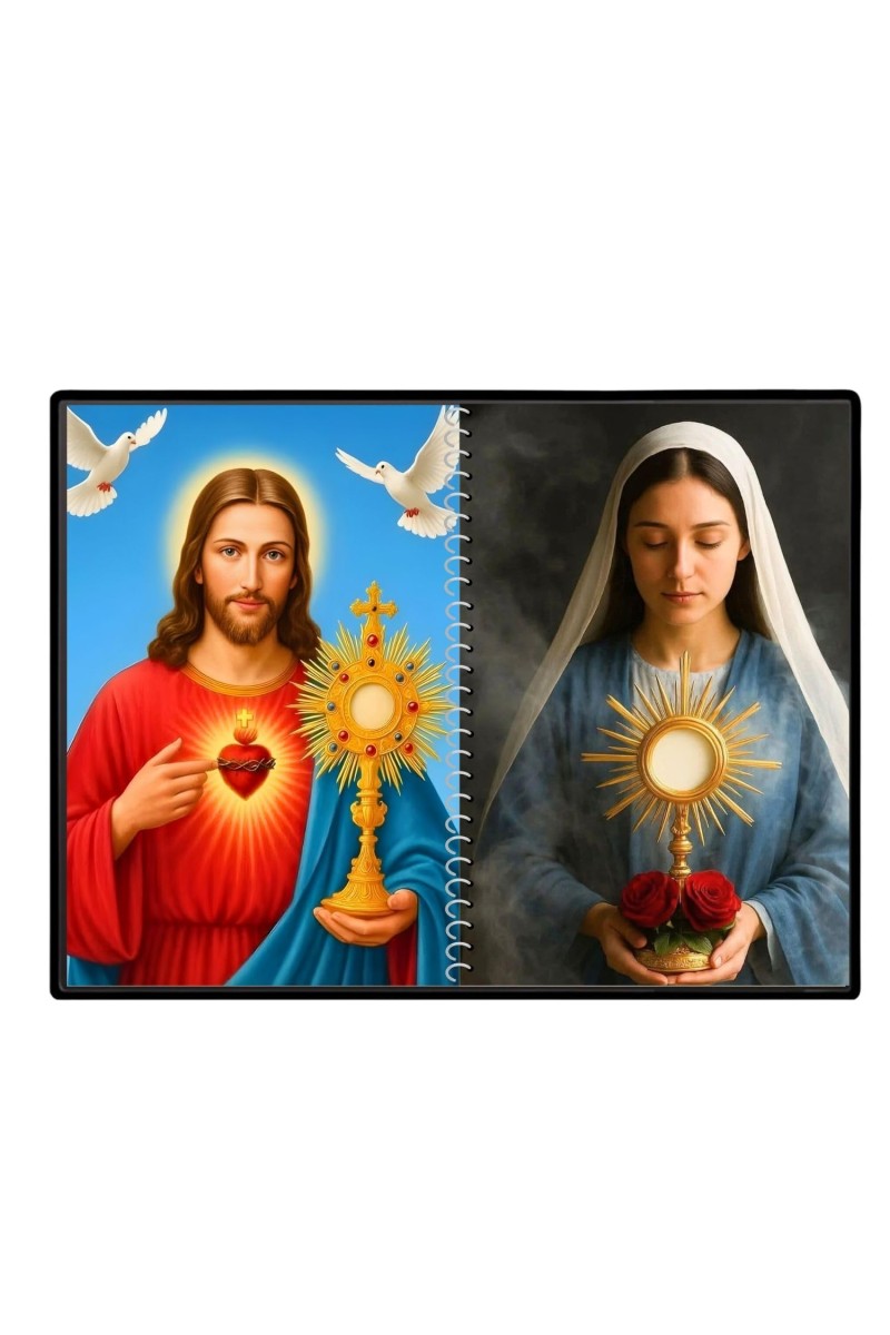 Immaculate Heart Of Mary Laminated Photo - 9x11 Inches, Divine Blessings For Home & Office And Temple Decoration (F16456)