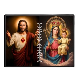Jesus Christ - Our Lady Of Perpetual Help Laminated Photo - 13x15 Inches, Divine Blessings For Home & Office And Temple Decoration (F16258) Jesus Christ - Our Lady Of Perpetual Help Laminated Photo - 13x15 Inches, Divine Blessings For Home & Office And Temple Decoration (F16258)