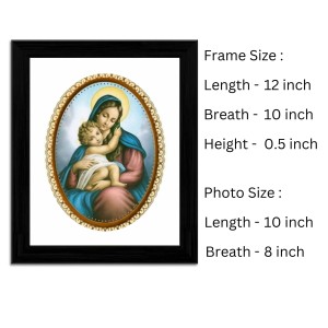 Mother Mary and Baby Jesus Colored Photograph |Divine Wall Art |Devotional wall art Mother Mary and Baby Jesus Colored Photograph |Divine Wall Art |Devotional wall art