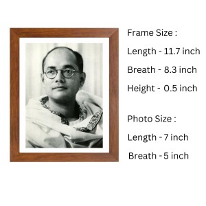 Generic Netaji Subhas Chandra Bose Black Photograph | Historical Wall Art | Ideal for Living Room or Office Decor Generic Netaji Subhas Chandra Bose Black Photograph | Historical Wall Art | Ideal for Living Room or Office Decor