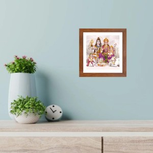 Divine Lord Shiva, Mata Parvati, Ganesh, and Kartikeya Colored Family Photo | Hindu Wall Art for Home, Temple, or Meditation Room Divine Lord Shiva, Mata Parvati, Ganesh, and Kartikeya Colored Family Photo | Hindu Wall Art for Home, Temple, or Meditation Room