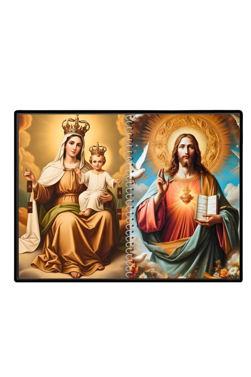 Jesus Christ - Our Lady Of Good Health Laminated Photo - 9x11 Inches, Divine Blessings For Home & Office And Temple Decoration (F16388)