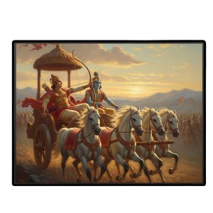 Lord Krishna Laminated Photo - 7x9 Inches, Divine Blessings For Home & Office And Temple Decoration (F16074) Lord Krishna Laminated Photo - 7x9 Inches, Divine Blessings For Home & Office And Temple Decoration (F16074)