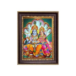 Sri Lakshmi Narayana Digital Print Photo 6.7x8.7 inches - Vibrant Religious Wall Art for Home, Office and Temple Decor. Sri Lakshmi Narayana Digital Print Photo 6.7x8.7 inches - Vibrant Religious Wall Art for Home, Office and Temple Decor.
