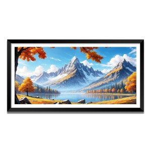 Nature Landscape Floating Frame Scenery Digital Print - (I5778) - 12x24 inch Modern Nature Wall Art for Living Room, Bedroom, Office, Hotels, Drawing Room Nature Landscape Floating Frame Scenery Digital Print - (I5778) - 12x24 inch Modern Nature Wall Art for Living Room, Bedroom, Office, Hotels, Drawing Room