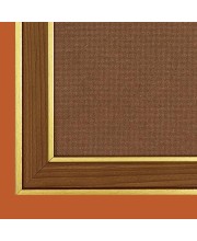 Shri Krishna with Dhyana Mudra Photo Frame - 12x16 Inches, Brown Wooden Frame for Home, Office & Temple Decoration
