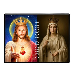 Virgin Mary Laminated Photo - 7x9 Inches, Divine Blessings For Home & Office And Temple Decoration (F16215) Virgin Mary Laminated Photo - 7x9 Inches, Divine Blessings For Home & Office And Temple Decoration (F16215)