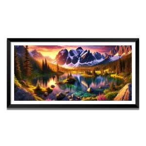 Nature Landscape Floating Frame Scenery Digital Print - (I5782) - 12x24 inch Modern Nature Wall Art for Living Room, Bedroom, Office, Hotels, Drawing Room Nature Landscape Floating Frame Scenery Digital Print - (I5782) - 12x24 inch Modern Nature Wall Art for Living Room, Bedroom, Office, Hotels, Drawing Room