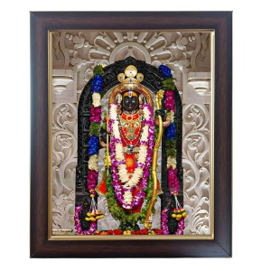 Hitech Sales Sri Ram Mandir | Sri Ram Lalla Ayodhya Dham Photo Frame for Pooja Room, Temple Decor, Home Decoration and Gift Hitech Sales Sri Ram Mandir | Sri Ram Lalla Ayodhya Dham Photo Frame for Pooja Room, Temple Decor, Home Decoration and Gift