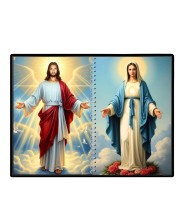 Jesus Christ-Immaculate Conception Laminated Photo - 7x9 Inches, Divine Blessings For Home & Office And Temple Decoration (F16442)