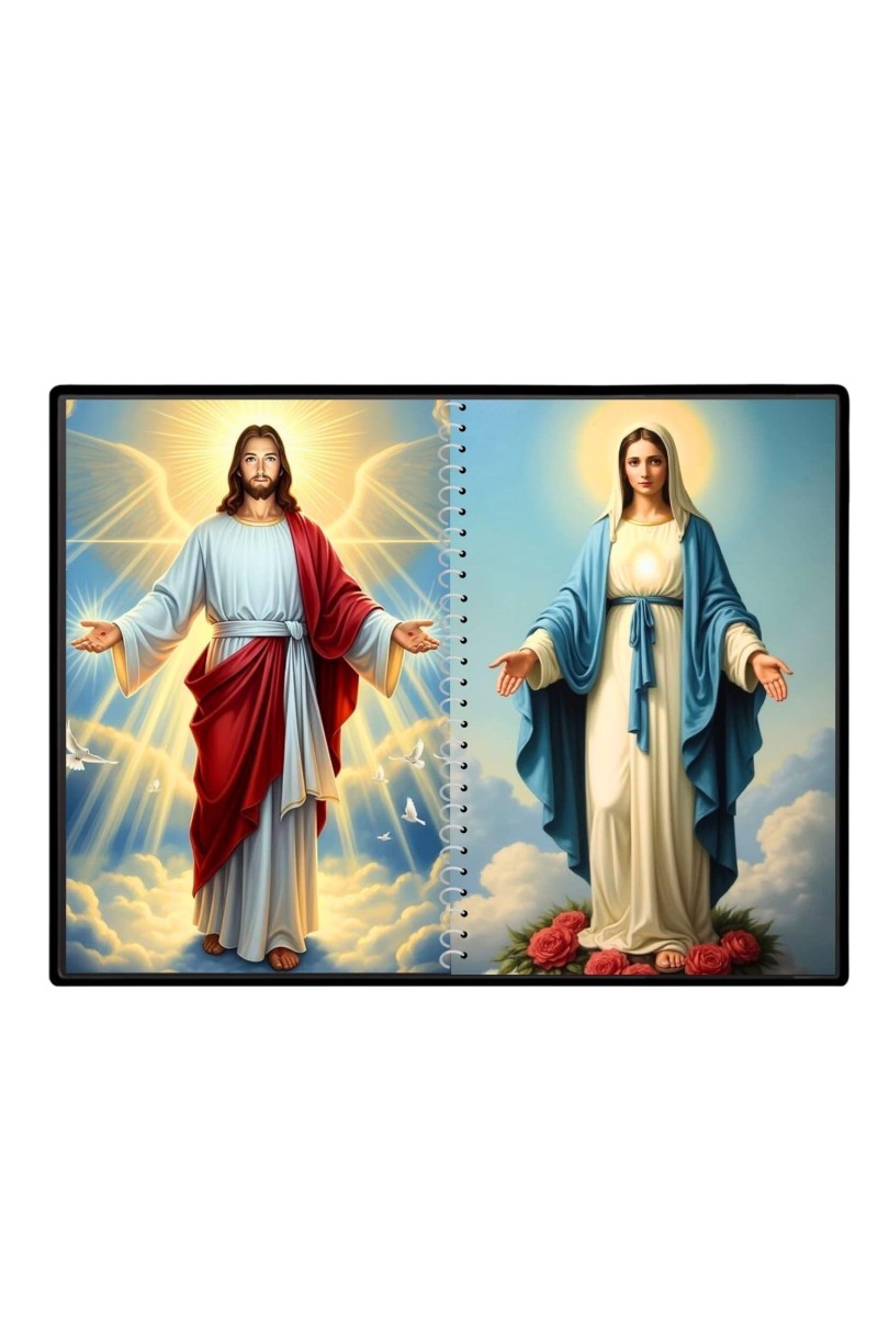 Jesus Christ-Immaculate Conception Laminated Photo - 7x9 Inches, Divine Blessings For Home & Office And Temple Decoration (F16442)