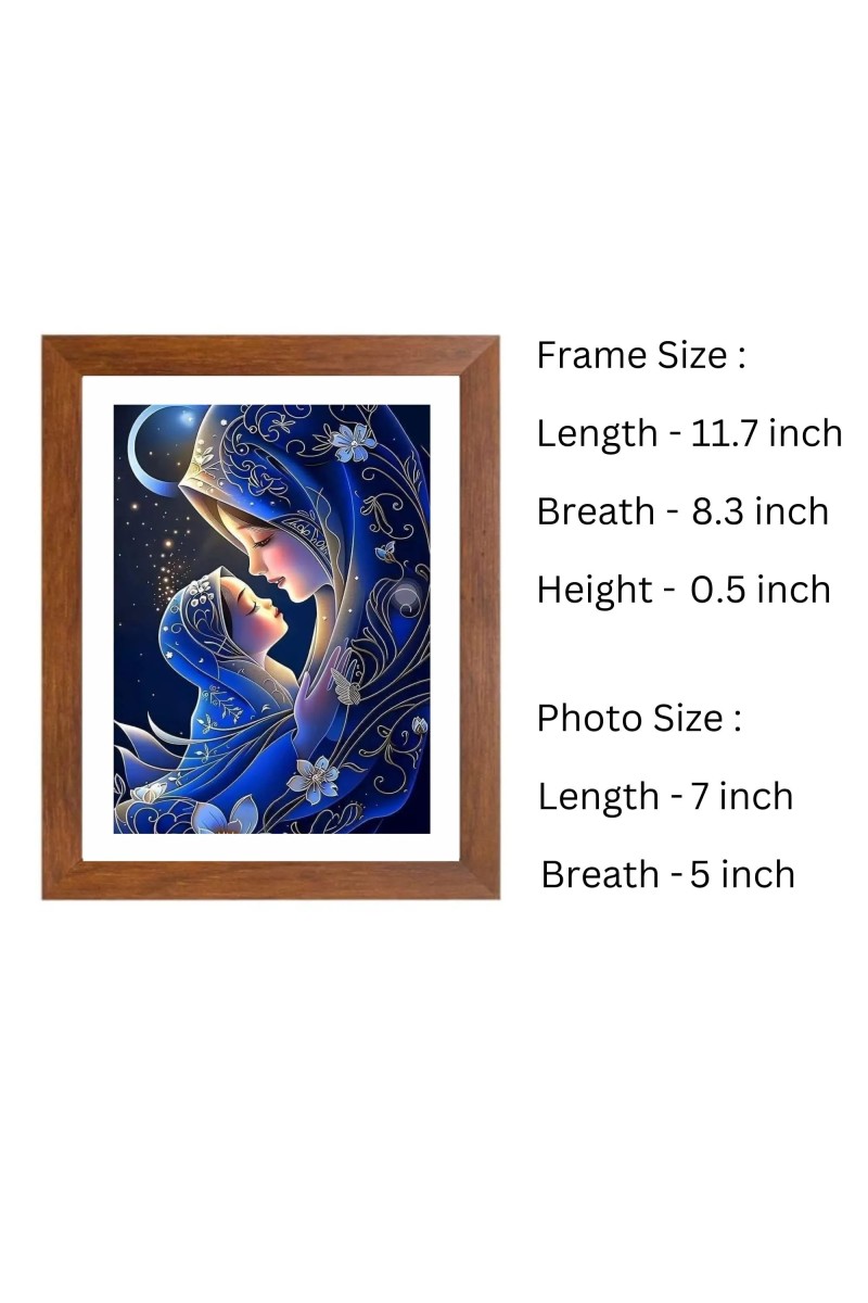 Mother and Child Colored Photograph |Heartwarming Wall Art | Perfect for Home or NurseryDecoration
