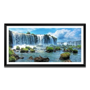 Nature Landscape Floating Frame Scenery Digital Print - (I5746) - 18x36 inch Modern Nature Wall Art for Living Room, Bedroom, Office, Hotels, Drawing Room Nature Landscape Floating Frame Scenery Digital Print - (I5746) - 18x36 inch Modern Nature Wall Art for Living Room, Bedroom, Office, Hotels, Drawing Room