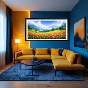 Nature Landscape Floating Frame Scenery Digital Print - (I5760) - 12x24 inch Modern Nature Wall Art for Living Room, Bedroom, Office, Hotels, Drawing Room Nature Landscape Floating Frame Scenery Digital Print - (I5760) - 12x24 inch Modern Nature Wall Art for Living Room, Bedroom, Office, Hotels, Drawing Room