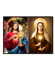 Immaculate Heart Of Mary Laminated Photo - 9x11 Inches, Divine Blessings For Home & Office And Temple Decoration (F16449)
