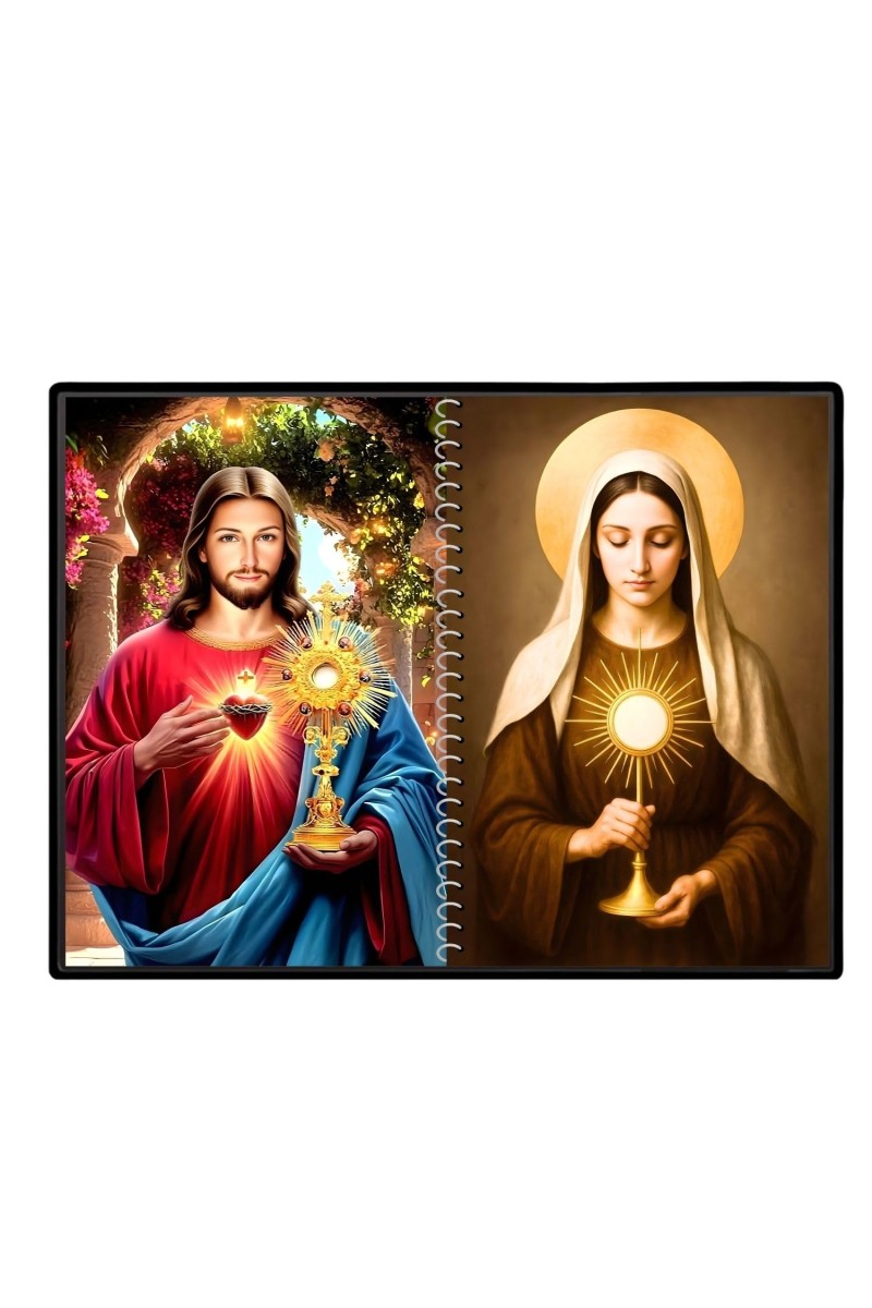 Immaculate Heart Of Mary Laminated Photo - 9x11 Inches, Divine Blessings For Home & Office And Temple Decoration (F16449)