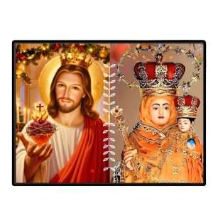 Jesus Lady Of Velankanni Laminated Photo - 9x11 Inches, Divine Blessings For Home & Office And Temple Decoration (F16206) Jesus Lady Of Velankanni Laminated Photo - 9x11 Inches, Divine Blessings For Home & Office And Temple Decoration (F16206)