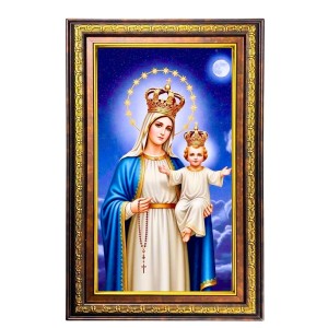 Mary And Jesus Digital Golden Balck Color Photo Frame | Hindu Religious Wall Decor | 18x24 Inches - Inspirational Wall Art For Office, Home Decor - Ideal Spiritual Gift (F16770) Mary And Jesus Digital Golden Balck Color Photo Frame | Hindu Religious Wall Decor | 18x24 Inches - Inspirational Wall Art For Office, Home Decor - Ideal Spiritual Gift (F16770)