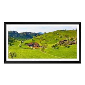 Nature Landscape Floating Frame Scenery Digital Print - (I5869) - 12x24 inch Modern Nature Wall Art for Living Room, Bedroom, Office, Hotels, Drawing Room Nature Landscape Floating Frame Scenery Digital Print - (I5869) - 12x24 inch Modern Nature Wall Art for Living Room, Bedroom, Office, Hotels, Drawing Room