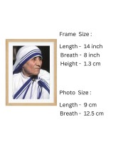 Inspiring Mother Teresa Colored Photo| Saint of Kolkata |Perfect for Home, Office, or ReligiousDecoration |Ideal Spiritual Gift