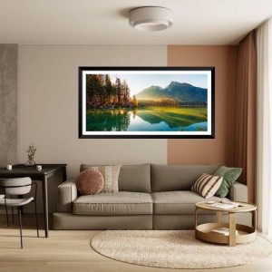 Nature Landscape Floating Frame Scenery Digital Print - (I5873) - 18x36 inch Modern Nature Wall Art for Living Room, Bedroom, Office, Hotels, Drawing Room Nature Landscape Floating Frame Scenery Digital Print - (I5873) - 18x36 inch Modern Nature Wall Art for Living Room, Bedroom, Office, Hotels, Drawing Room