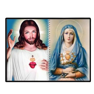 Jesus Christ-Our Lady Of Sorrows Laminated Photo - 7x9 Inches, Divine Blessings For Home & Office And Temple Decoration (F16340) Jesus Christ-Our Lady Of Sorrows Laminated Photo - 7x9 Inches, Divine Blessings For Home & Office And Temple Decoration (F16340)