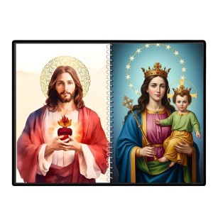 Jesus Christ - Mother Mary Laminated Photo - 5x7 Inches, Divine Blessings For Home & Office And Temple Decoration (F16411) Jesus Christ - Mother Mary Laminated Photo - 5x7 Inches, Divine Blessings For Home & Office And Temple Decoration (F16411)