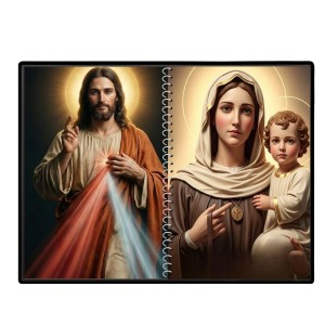 Jesus Christ-Our Lady Of Velankanni Laminated Photo - 7x9 Inches, Divine Blessings For Home & Office And Temple Decoration (F16387) Jesus Christ-Our Lady Of Velankanni Laminated Photo - 7x9 Inches, Divine Blessings For Home & Office And Temple Decoration (F16387)