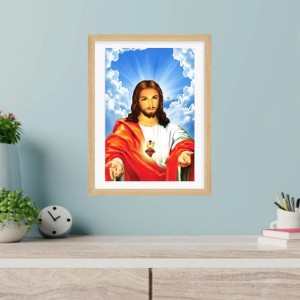 Jesus Christ Color Photo | Religious Wall Art for Home & Office Decoration | Inspirational Christian Wall Hanging Jesus Christ Color Photo | Religious Wall Art for Home & Office Decoration | Inspirational Christian Wall Hanging