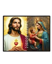 Jesus Christ-Our Lady Of Perpetual Help Jesus Christ-Our Lady Of Perpetual Help Laminated Photo - 7x9 Inches, Divine Blessings For Home & Office And Temple Decoration (F16263)
