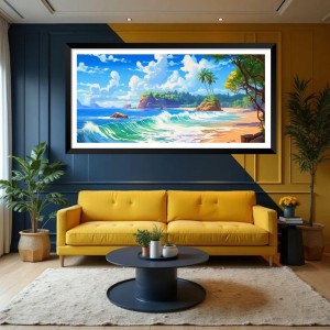 Nature Landscape Floating Frame Scenery Digital Print - (I5618) - 12x24 inch Modern Nature Wall Art for Living Room, Bedroom, Office, Hotels, Drawing Room Nature Landscape Floating Frame Scenery Digital Print - (I5618) - 12x24 inch Modern Nature Wall Art for Living Room, Bedroom, Office, Hotels, Drawing Room