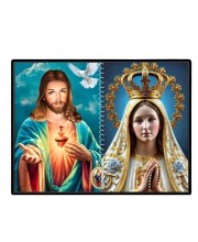 Esus Christ - Blessed Virgin Mary Laminated Photo - 5x7 Inches, Divine Blessings For Home & Office And Temple Decoration (F16432)