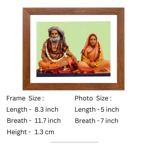 Divine Sadguru Sri Sri Bijay Krishna Goswami with Wife Yogmaya Colored Photo | Spiritual Wall Art for Home | Ideal Gift for Devotees Divine Sadguru Sri Sri Bijay Krishna Goswami with Wife Yogmaya Colored Photo | Spiritual Wall Art for Home | Ideal Gift for Devotees