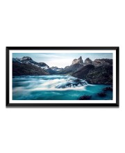 Nature Landscape Floating Frame Scenery Digital Print - (I5880) - 18x36 inch Modern Nature Wall Art for Living Room, Bedroom, Office, Hotels, Drawing Room
