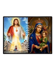 Jesus Lady Of FatimaLaminated Photo - 9x11 Inches, Divine Blessings For Home & Office And Temple Decoration (F16228)